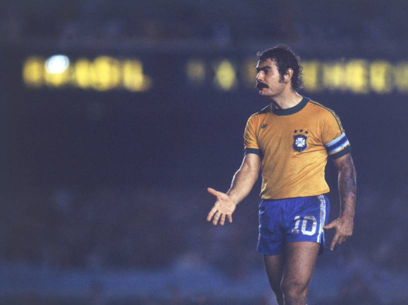 Rivellino, na seleção brasileira, em 1978