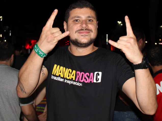 Raul Lemos ex-MasterChef curte a quinta noite de Rock in Rio