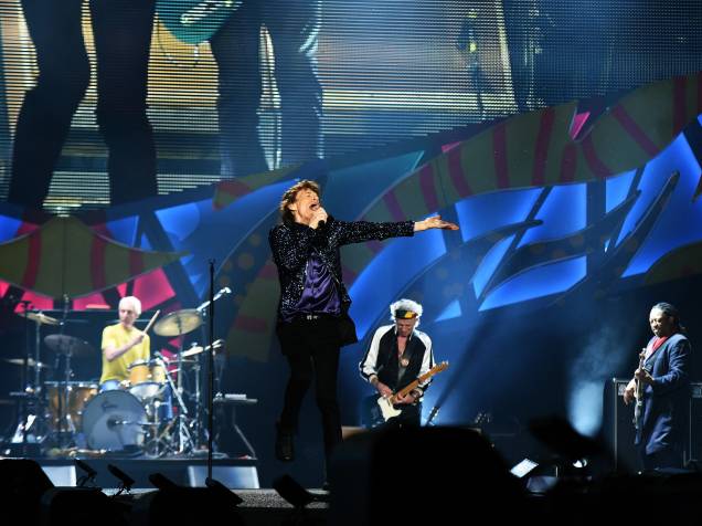 Rolling Stones se apresenta no estádio do Beira Rio, na cidade de Porto Alegre, na noite desta quarta-feira (02) com a turnê "Olé"