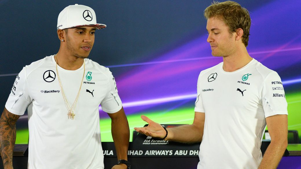 Hamilton e Rosberg, da Mercedes, decidem o título mundial no domingo