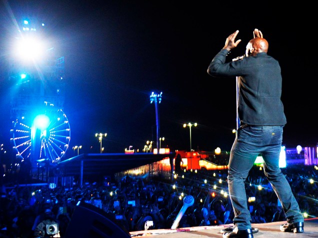 Segunda atração do Palco Mundo, o cantor britânico Seal se apresentou no Rock in Rio na noite deste domingo (20)