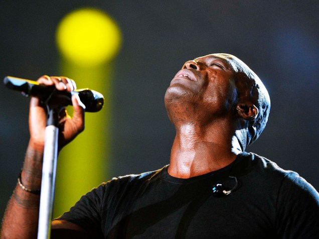 Segunda atração do Palco Mundo, o cantor britânico Seal se apresentou no Rock in Rio na noite deste domingo (20)