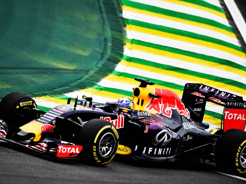 Daniel Ricciardo durante os treinos de sexta