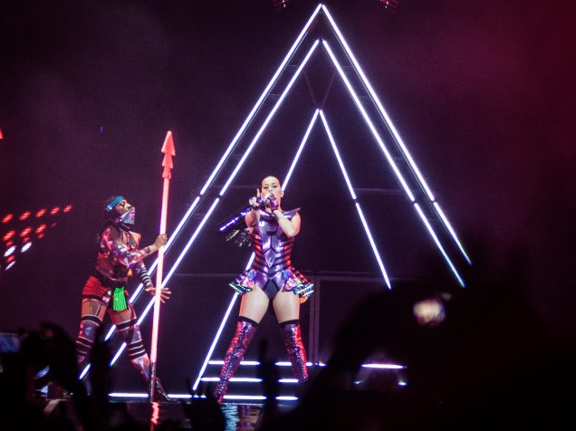 Show da cantora Katy Perry no Allianz Parque, em São Paulo. A apresentação faz parte da turnê The Prismatic World Tour