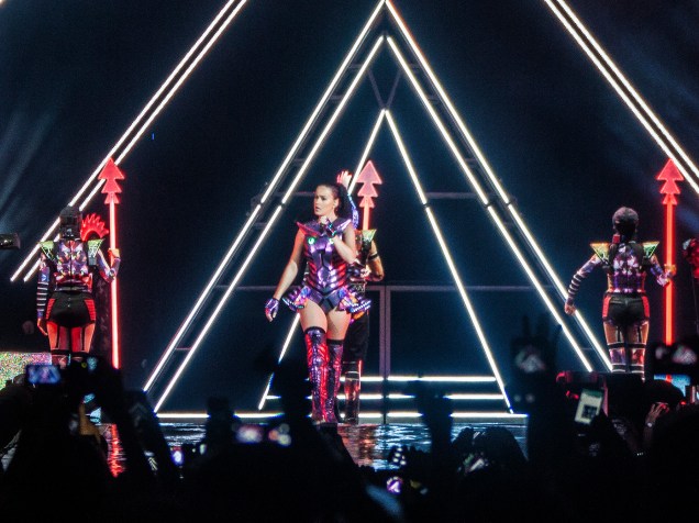 Show da cantora Katy Perry no Allianz Parque, em São Paulo. A apresentação faz parte da turnê The Prismatic World Tour