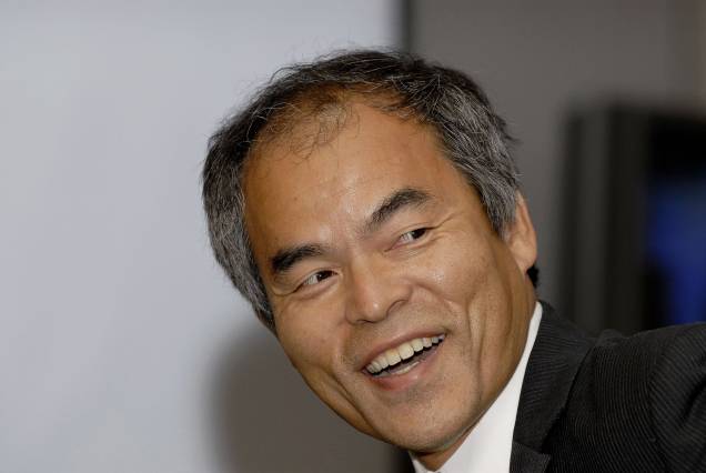 <p>Shuji Nakamura prêmio Nobel de Física 2014</p>
