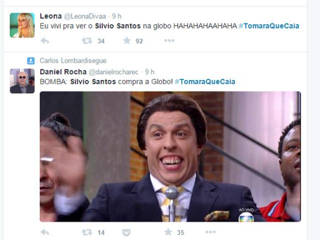 Twitter foi ao delírio com Ceará como Silvio Santos no Tomara que Caia, da Globo