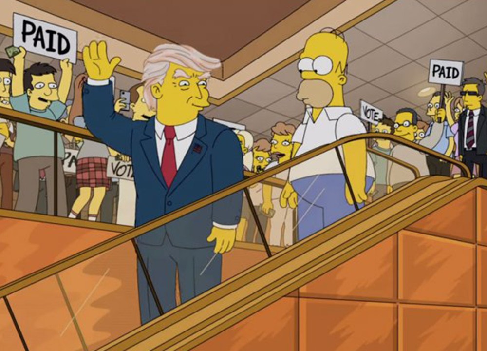 Trailer da nova temporada de Simpsons faz piada com Donald Trump