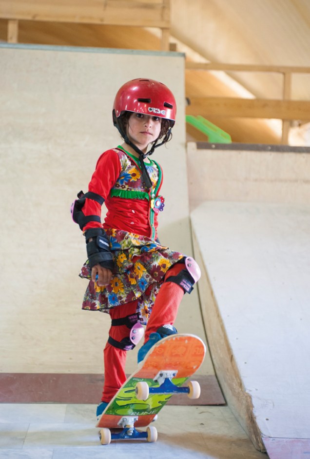 Para Jessica, o skate está mostrando ao mundo a força, determinação e entusiasmo das meninas afegãs