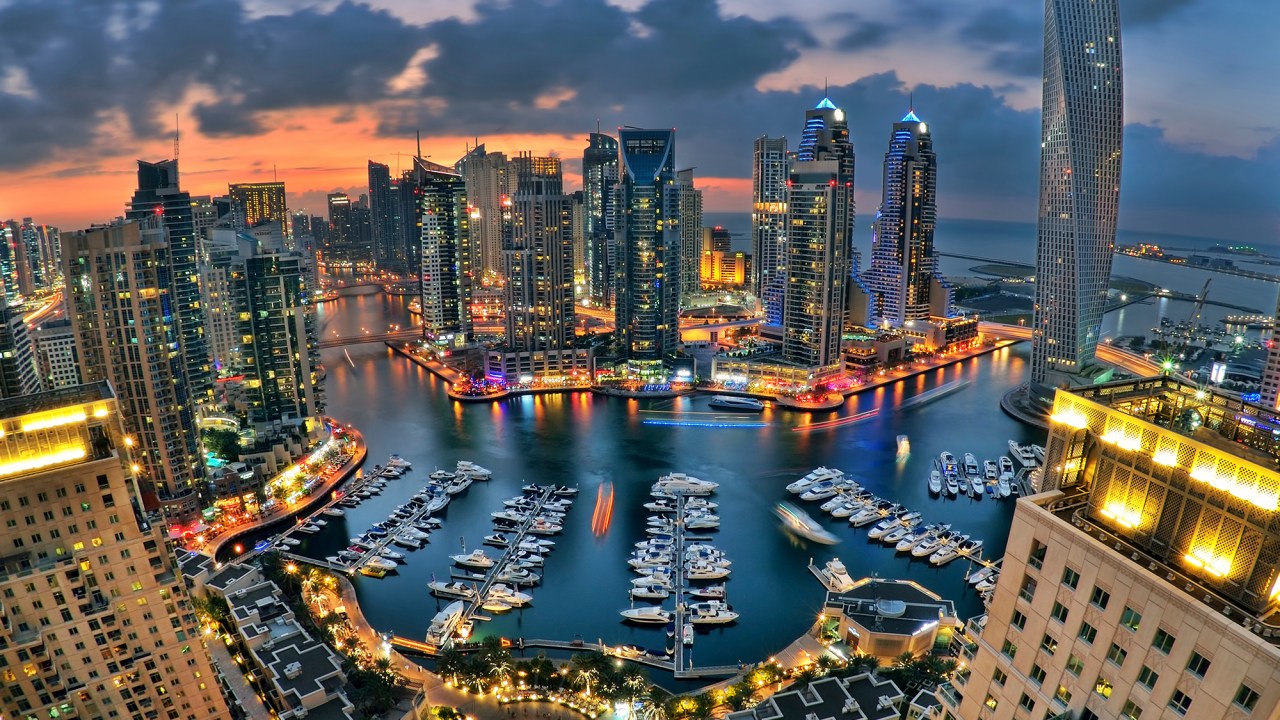 A cidade de Dubai