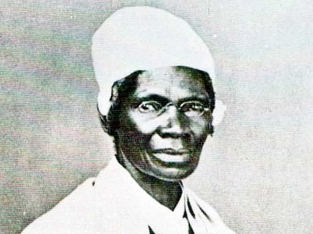 Sojourner Truth, ex-escrava que ficou conhecida por seu discurso "Aint I A Woman?"