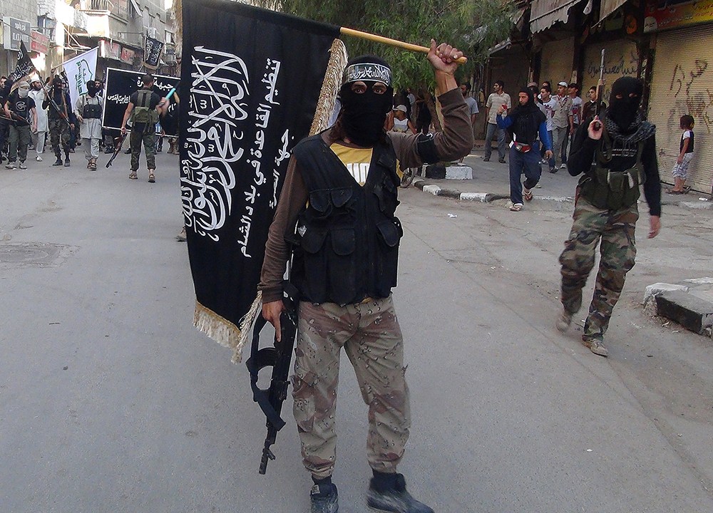 Soldado sírio da frente Al-Nusra