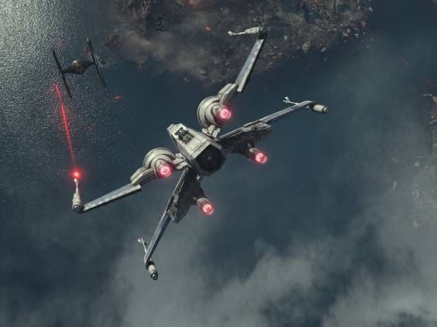 Cena do filme Star Wars: Episódio VII - O Despertar da Força