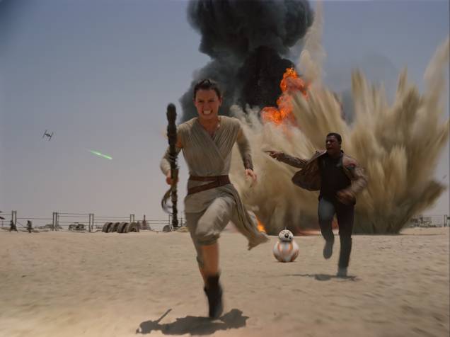 Cena do filme 'Star Wars: Episódio VII - O Despertar da Força'