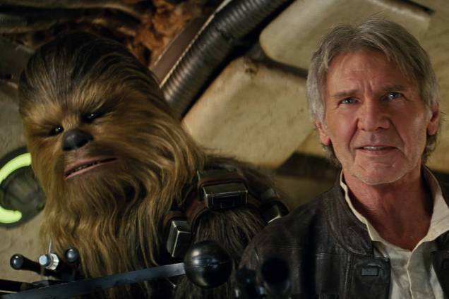 Han Solo (Harrison Ford) e Chewbacca (Peter Mayhew) no segundo teaser de Star Wars