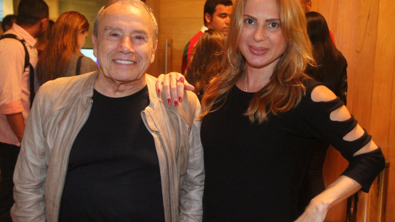 Stênio Garcia e sua esposa, Marilene Saade