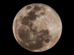 Lua cheia é vista do Morumbi, Zona Sul de São Paulo (SP), neste sábado (29)