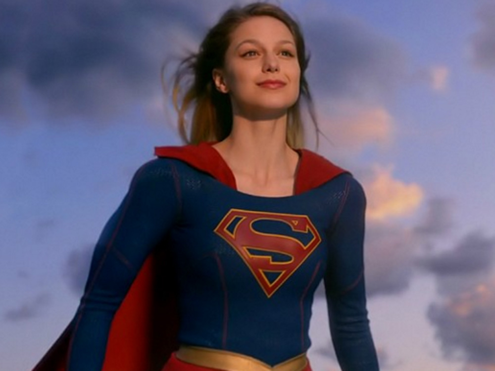 Cena da série 'Supergirl'