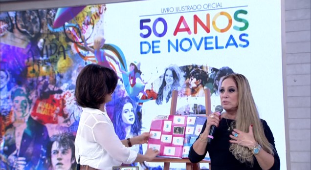 Susana Vieira, em participação no Encontro com Fátima Bernardes, na Globo