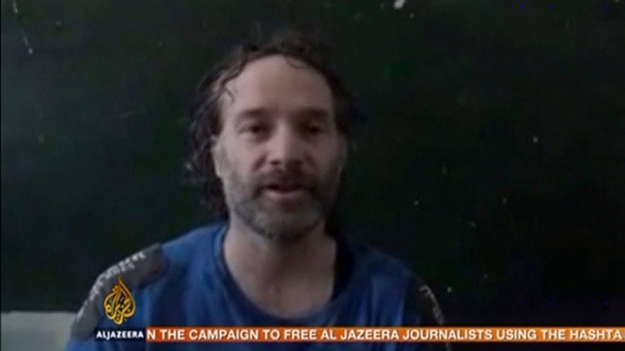 Theo Curtis, jornalista americano sequestrado na Síria, em imagem da rede Al Jazeera