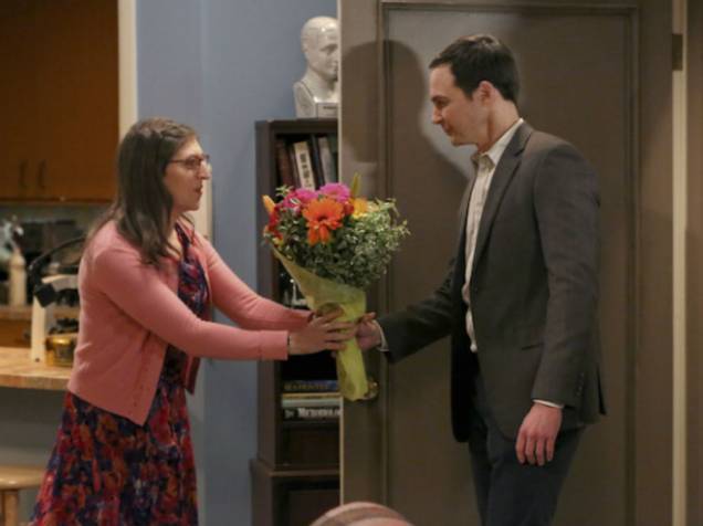 Cena do episódio 11 da nona temporada de The Big Bang Theory, que foi ao ar nos Estados Unidos em 17 de dezembro