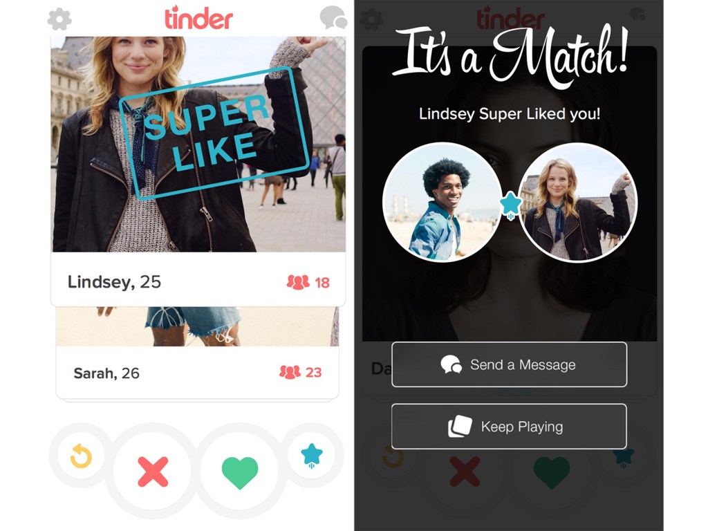 Aplicativo Tinder lança nova opção 'Super Like'
