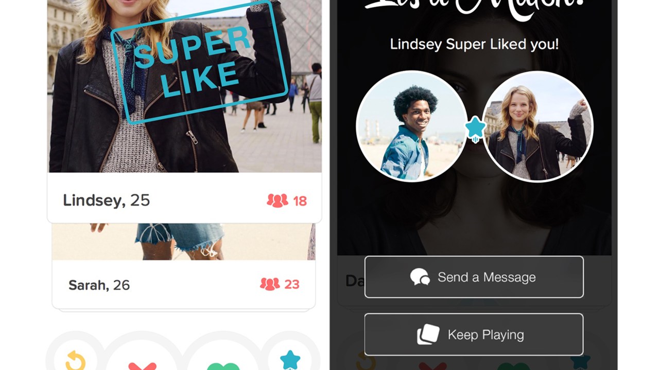 Aplicativo Tinder lança nova opção 'Super Like'