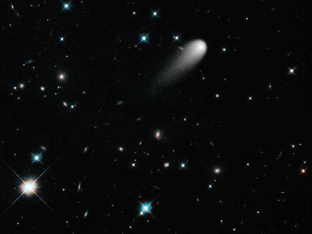 <p>O cometa Ison visitou o Sistema Solar pela primeira e única vez em 2013, e então foi destruído ao se aproximar do Sol</p>