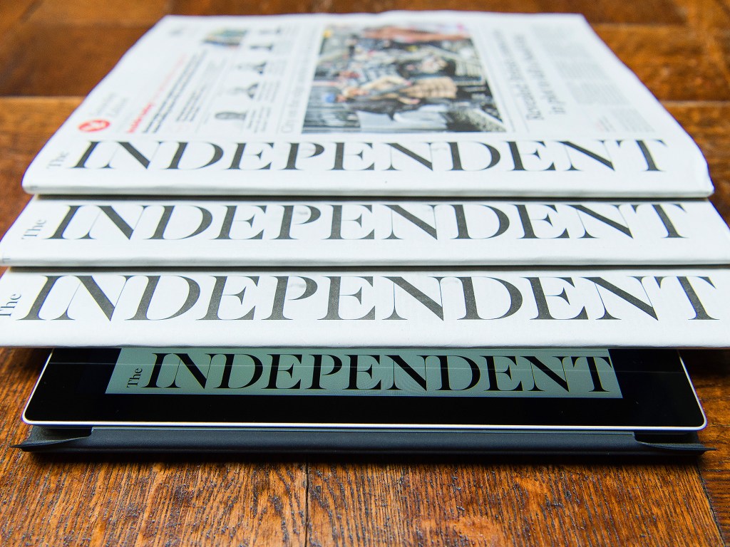 O jornal britânico 'The Independent'