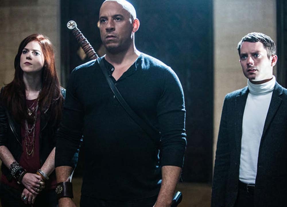 Rose Leslie, Vin Diesel e Elijah Wood em 'O Último Caçador de Bruxas'