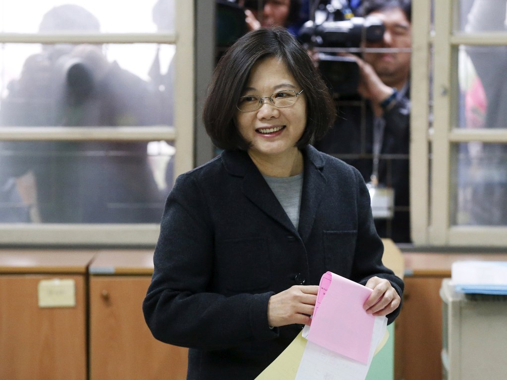 A líder do Partido Progressista Democrático (PPD), Tsai Ing-wen, venceu a eleição em Taiwan
