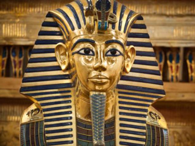 <p>Máscara funerária de Tutancâmon </p>