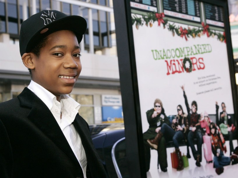 Tyler James Williams na premiere do filme Menores Desacompanhados, em 2006