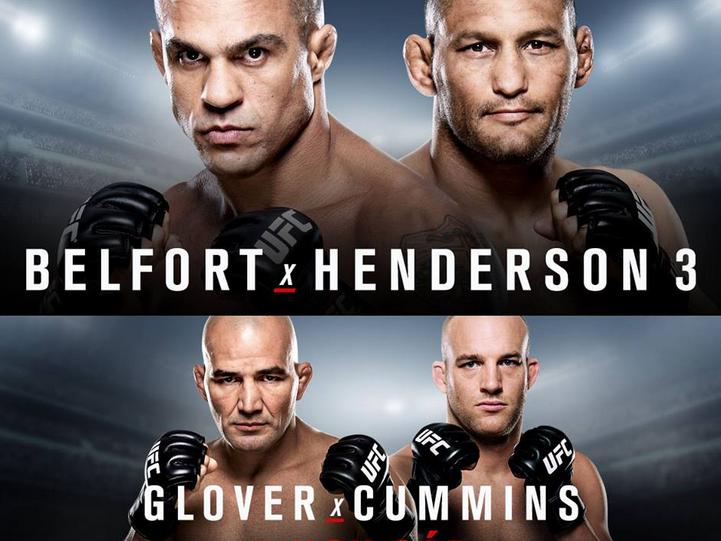 Evento do UFC em São Paulo terá Vitor Belfort x Dan Henderson como luta principal