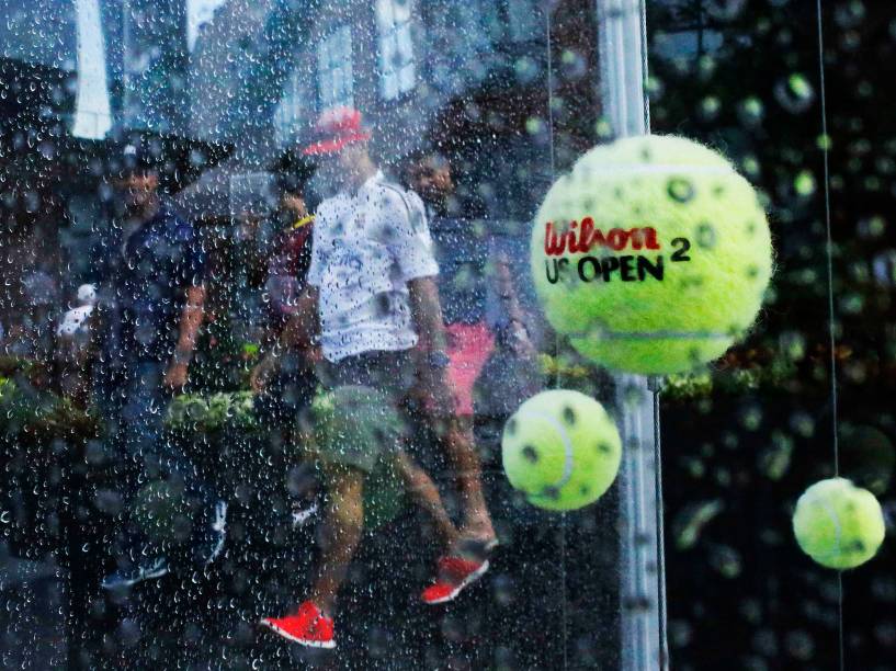 Público durante partida no US Open em Nova Iorque