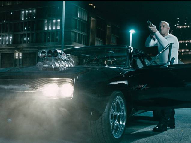 Vin Diesel no filme Velozes e Furiosos 7