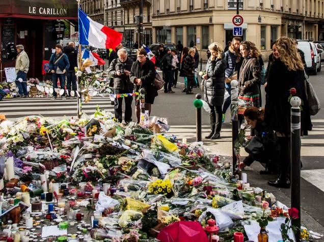 VEJA na cobertura dos atentados de Paris - Fotos Eric Garault