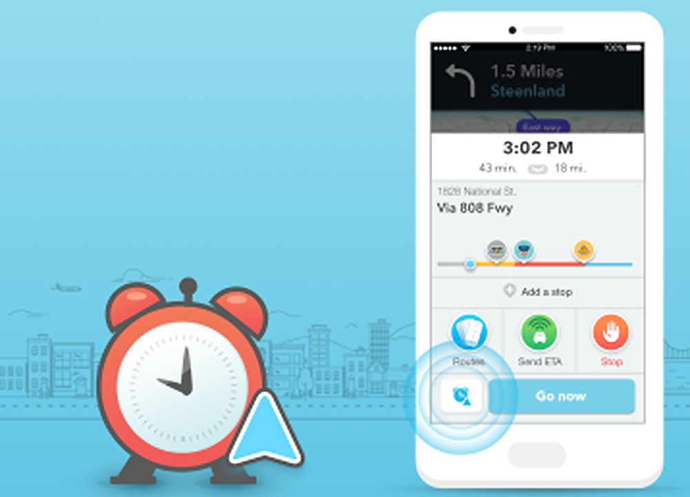 Nova função do aplicativo Waze: Viagens Planejadas