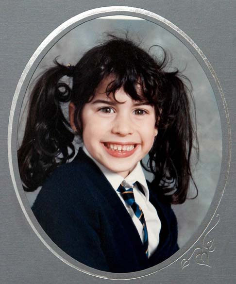 Amy Winehouse com 8 anos de idade em 1991