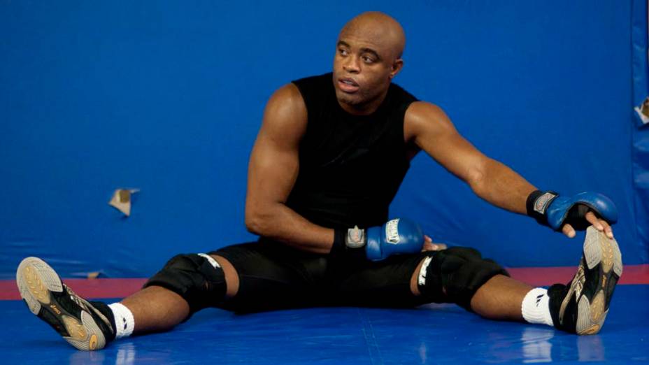 Anderson Silva treinando em academia da Barra da Tijuca, Rio de Janeiro - 22/12/2010