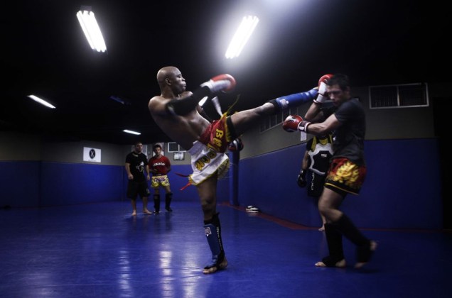 Anderson Silva, lutador de MMA, em sessão de fotos exclusiva para VEJA, em 2009