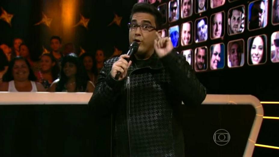 André Marques, na estreia de SuperStar