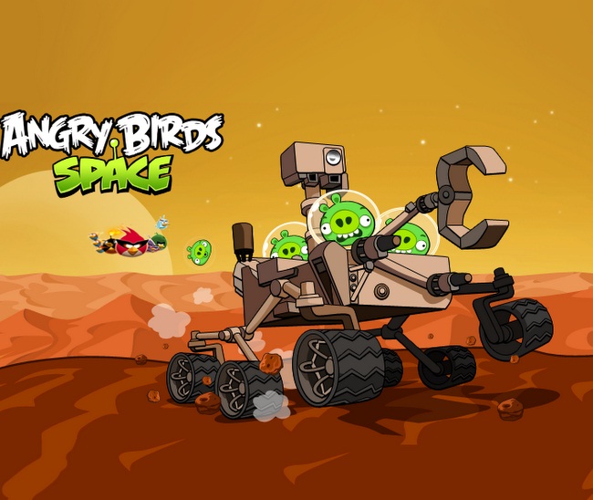 'Angry Birds Space': atualização 'Red Planet' se passa em Marte e conta com a 'participação' do jipe-robô Curiosity