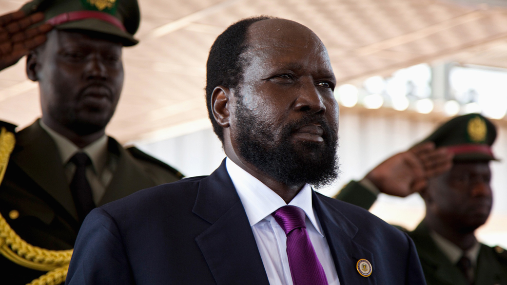 O presidente do Sudão do Sul, Salva Kiir