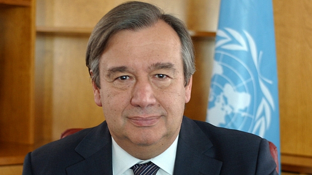 O alto comissário da ONU para refugiados, António Guterres