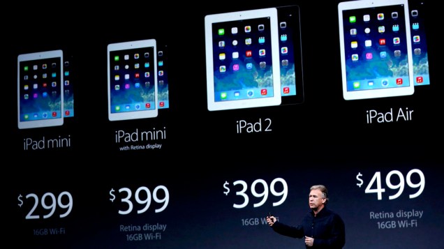 Vice-presidente da apple, apresenta os preços dos novos Ipads