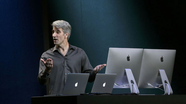 Craig Federighi, durante evento da Apple