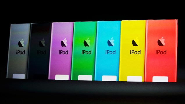 Cores do novo iPod Touch