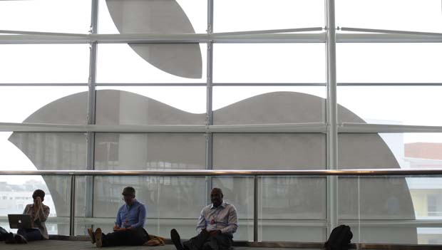 Participantes na Apple Worldwide Developers Conference (WWDC) 2013, em São Francisco, Califórnia