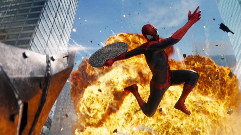 Cena do filme O Espetacular Homem-Aranha 2: A Ameaça de Electro